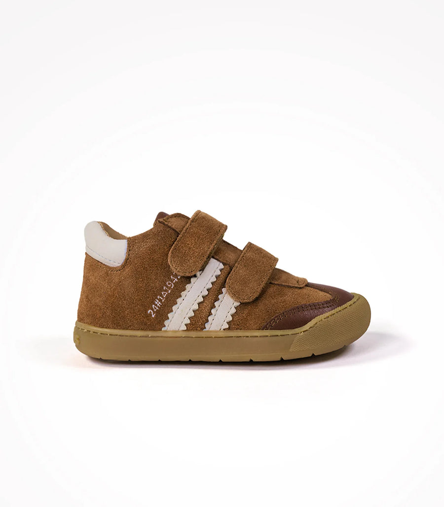 Acebos Barefoot Stripes Velcros Cuero