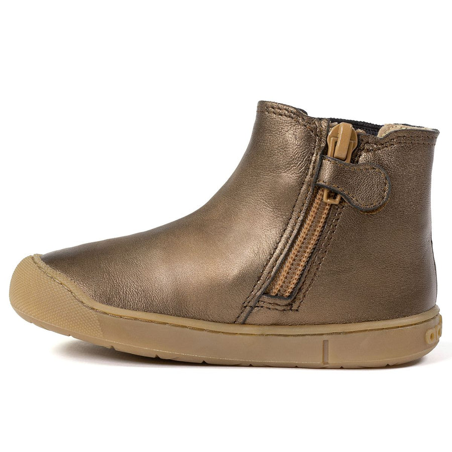 Acebos Barefoot Botin Flash Cuero Métallisé