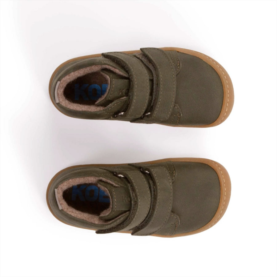 Koel Barefoot Kids Bob Fourrées Kaki