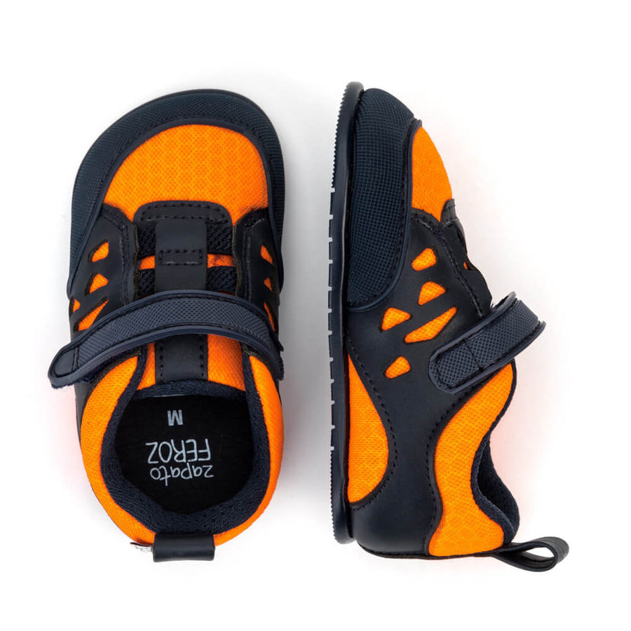 Zapato Feroz Onil Marino Naranja