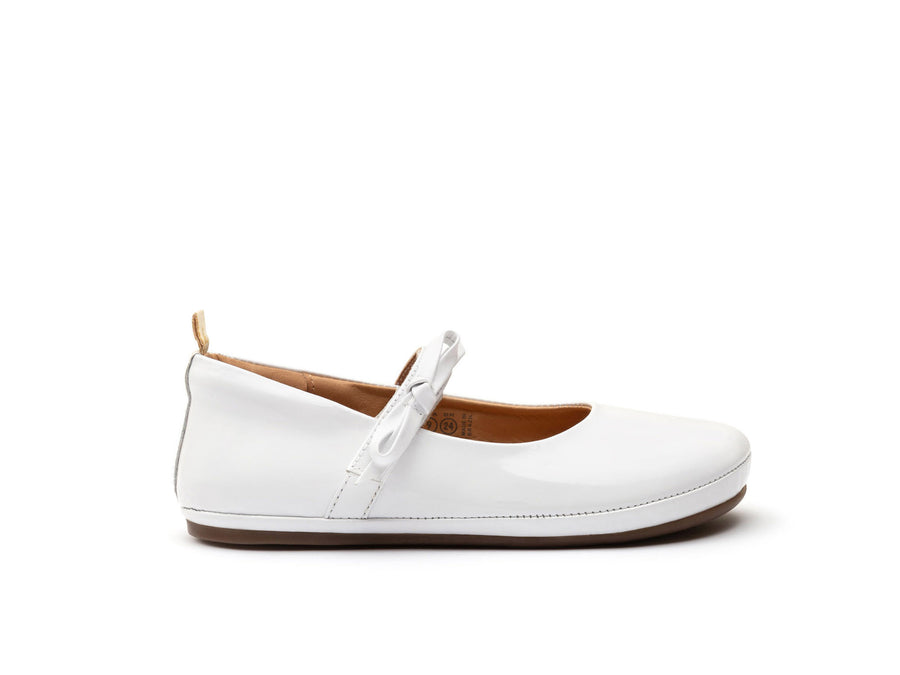 Tip Toey Joey Kidos Brigitte Patent White