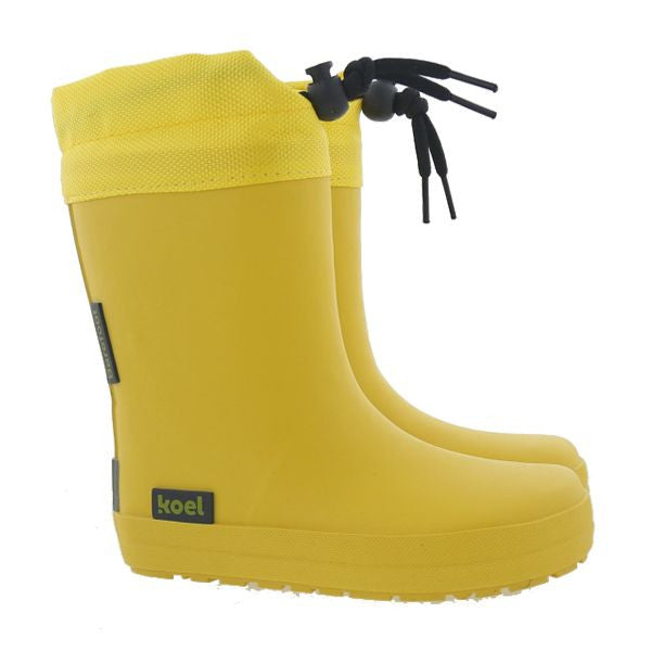 Koel Wellie Forro Barefoot Amarillo Cordones