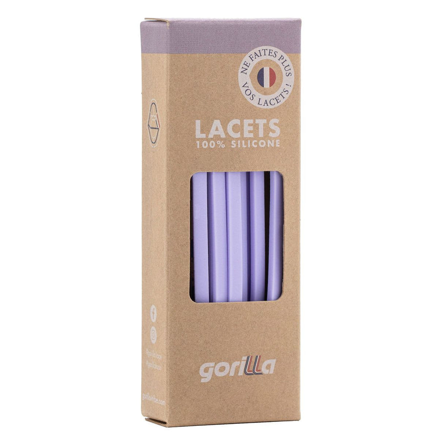 Gorilla Cordones Finos Lavanda