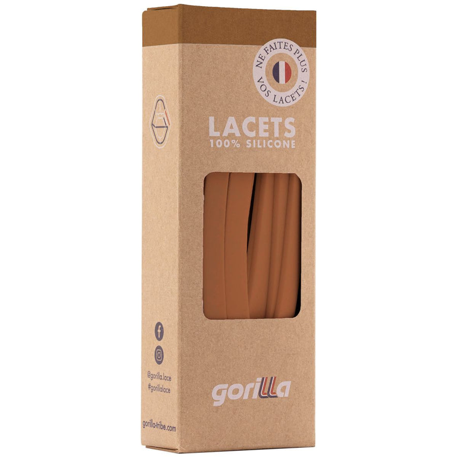 Gorilla Cordones Anchos Caramelo