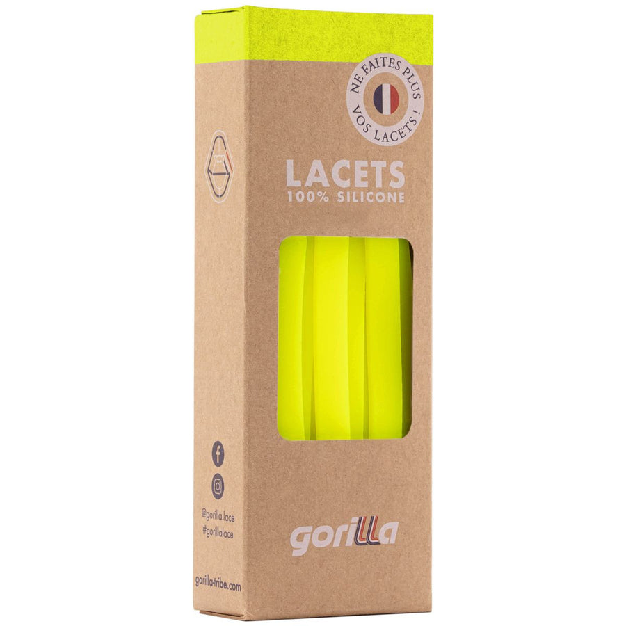 Gorilla Cordones Anchos Amarillo neón