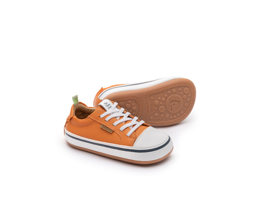 Tip Toey Joey Primeiros Funky Tangerine White