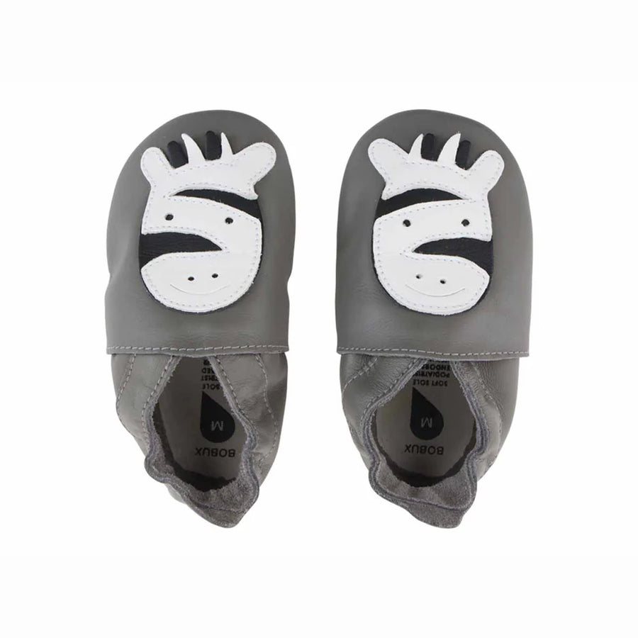Bobux Primeros pasos Zebra gris