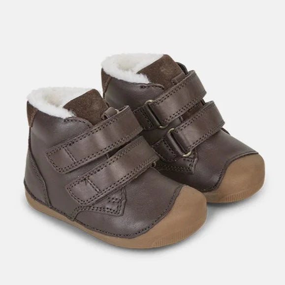 Bundgaard Petit Strap Forro Barefoot Dark Brown