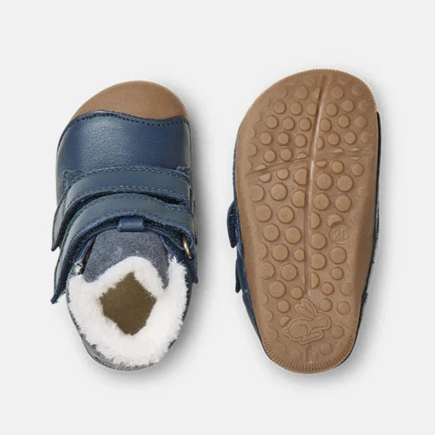 Bundgaard Petit Strap Forro Barefoot Navy
