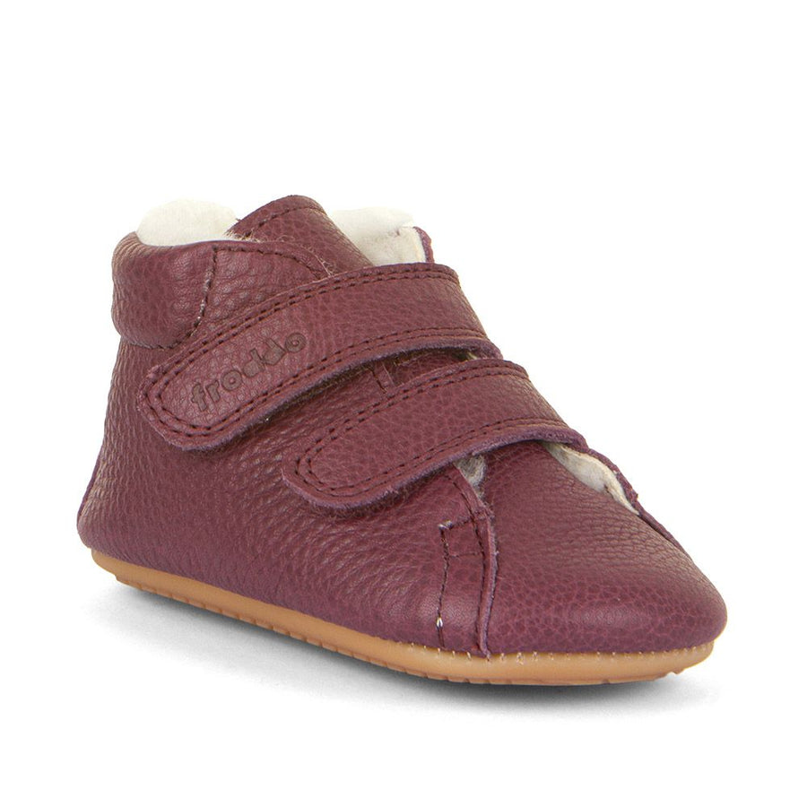 Froddo Prewalkers forro dos velcros burdeos