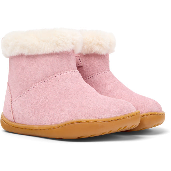 Camper FW Peu Botines Forro Zip Rosa