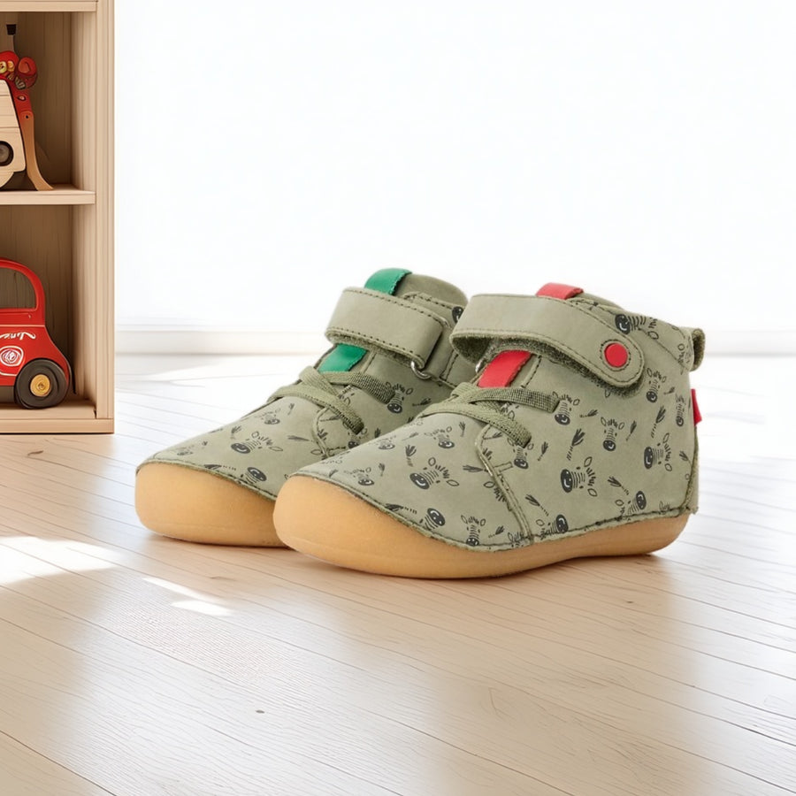 Kickers Sonizikro Kaki Zèbres