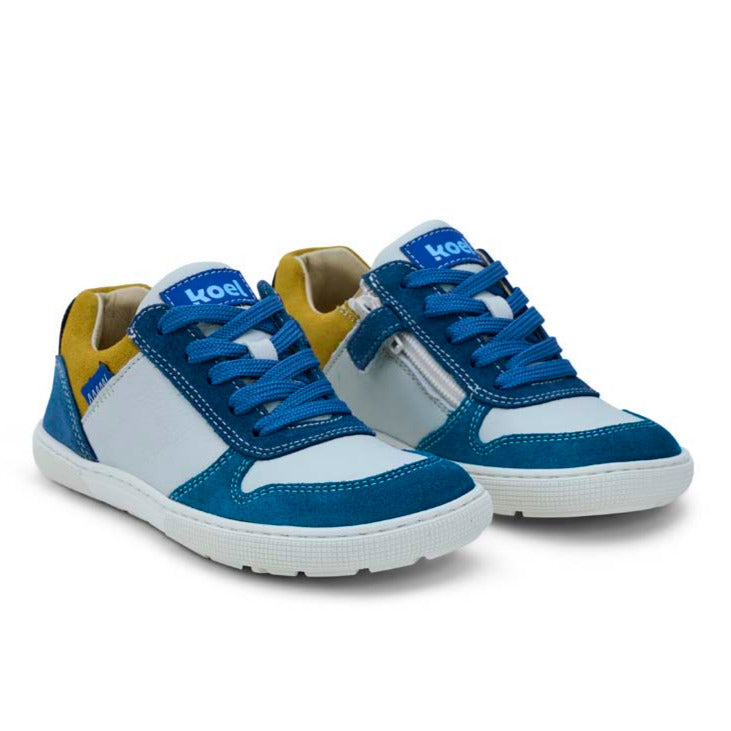 Koel Barefoot Date Suede Bleu Jaune