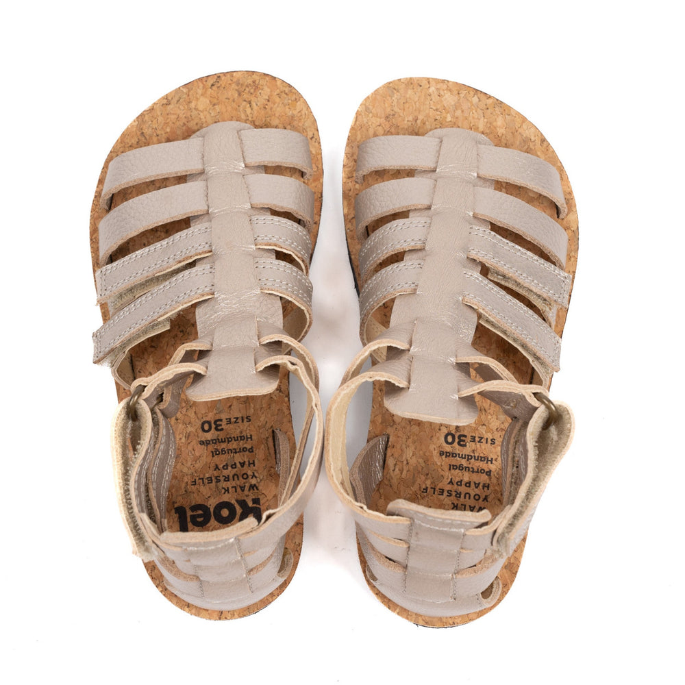 Koel Barefoot Sandales Aura Leather Champagne