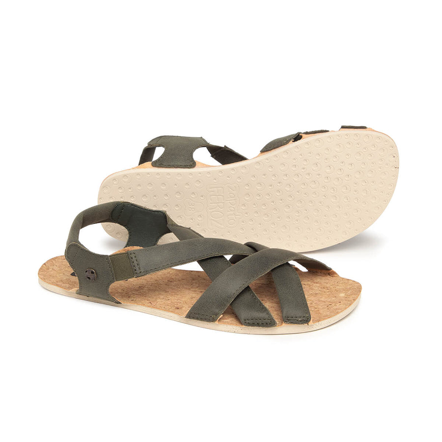 Zapato Feroz Adulte Meliana Kaki Micro Serraj