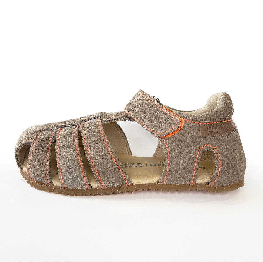 Naturino Barefoot Seerec Taupe Orange Fluo