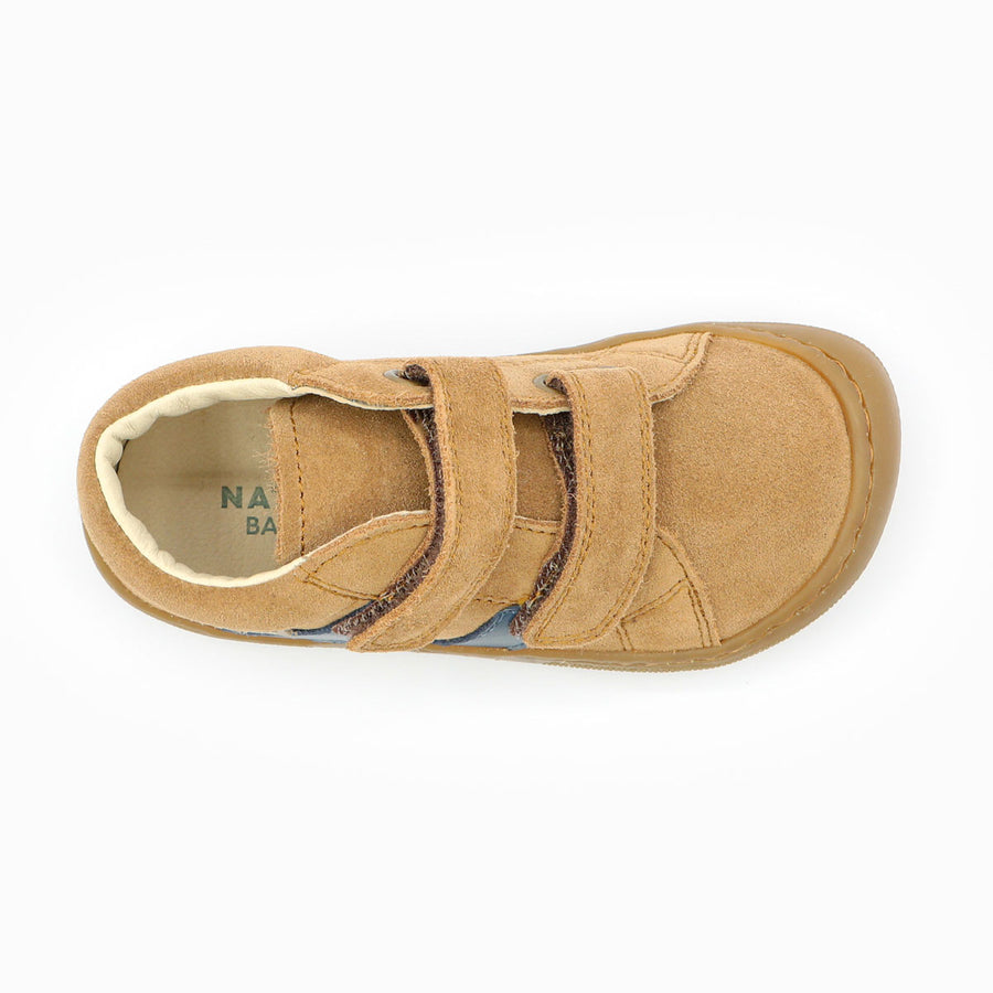 Naturino Barefoot Rimby Velcros Brown Indigo