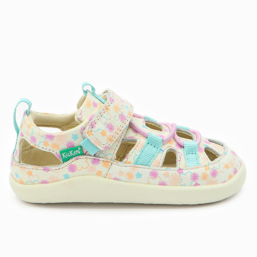 Kickers KickFrony Blanc Fleurs Eté