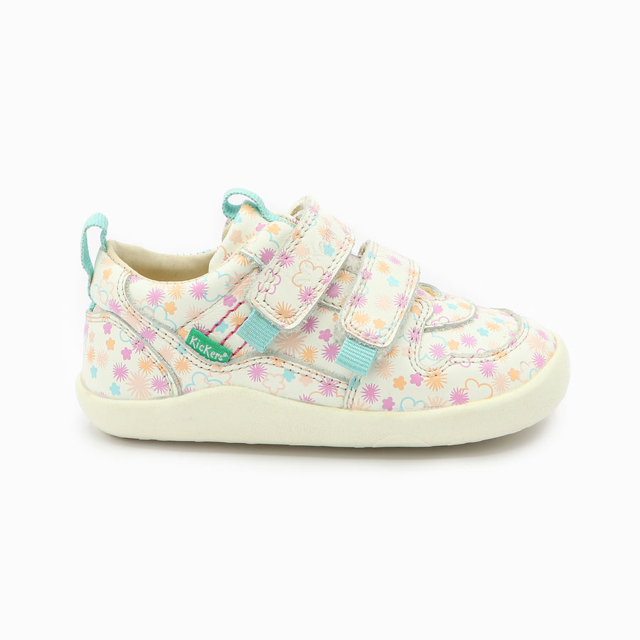 Kickers KickFrapy Blanco Flores Verano