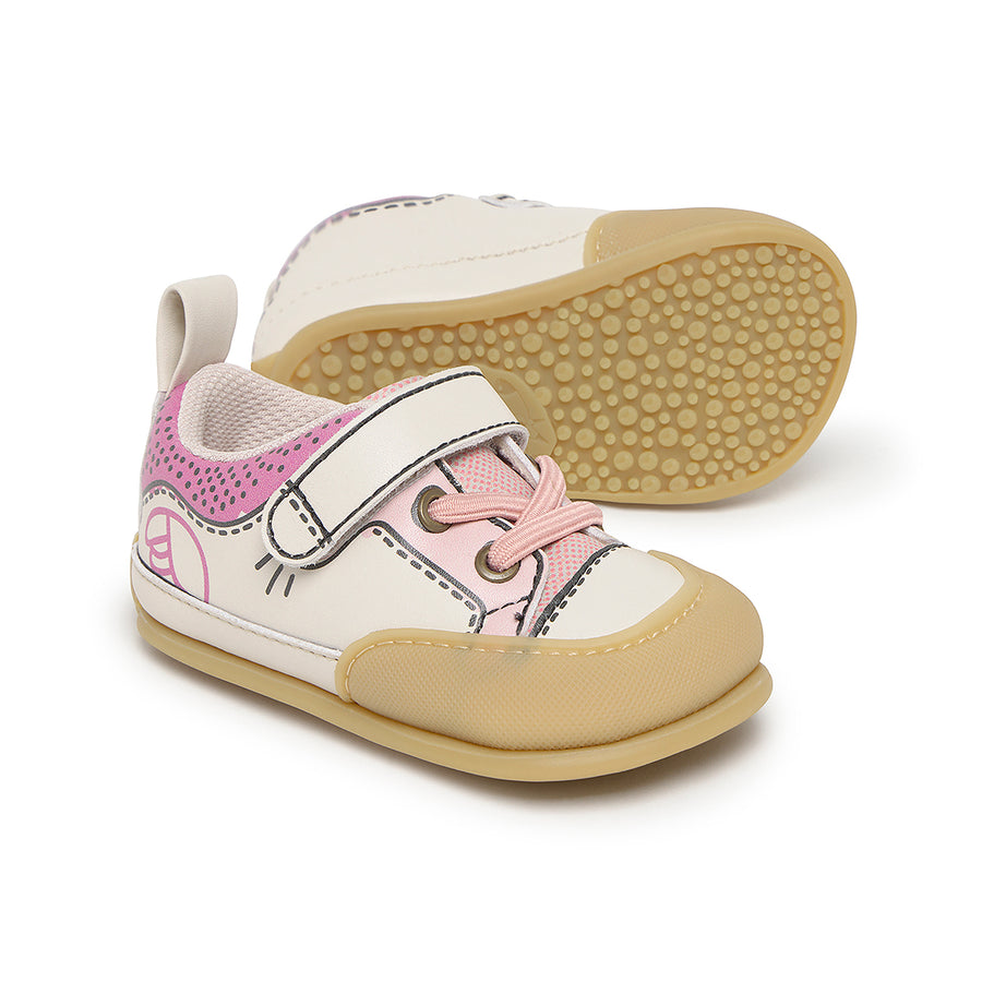 Zapato Feroz Féroces Paterna Comic Rosa Beige