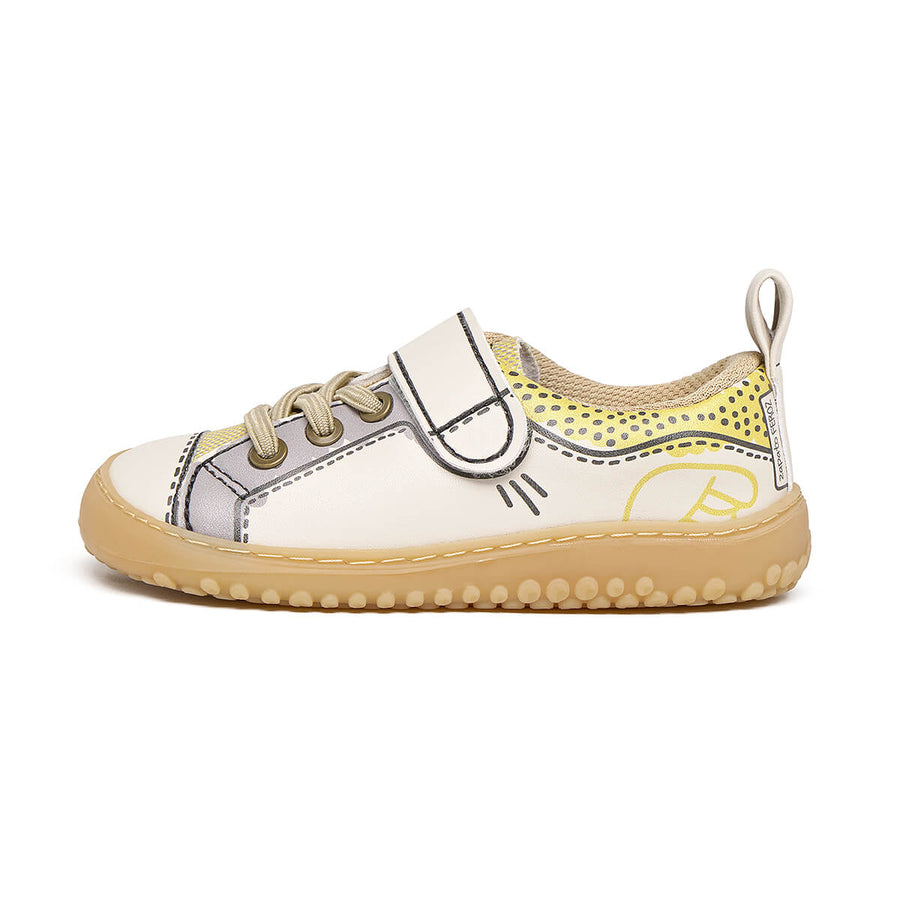 Zapato Feroz Rockers Paterna Comic Amarillo Beige
