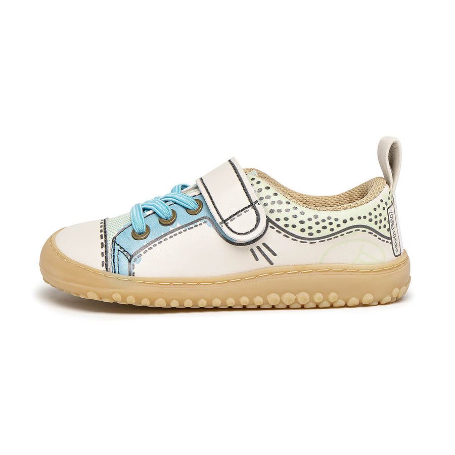 Zapato Feroz Rockers Paterna Comic Verde Beige
