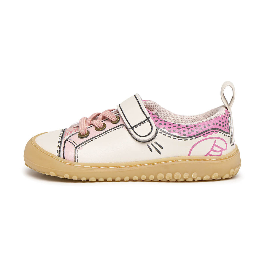 Zapato Feroz Rockers Paterna Comic Rosa Beige