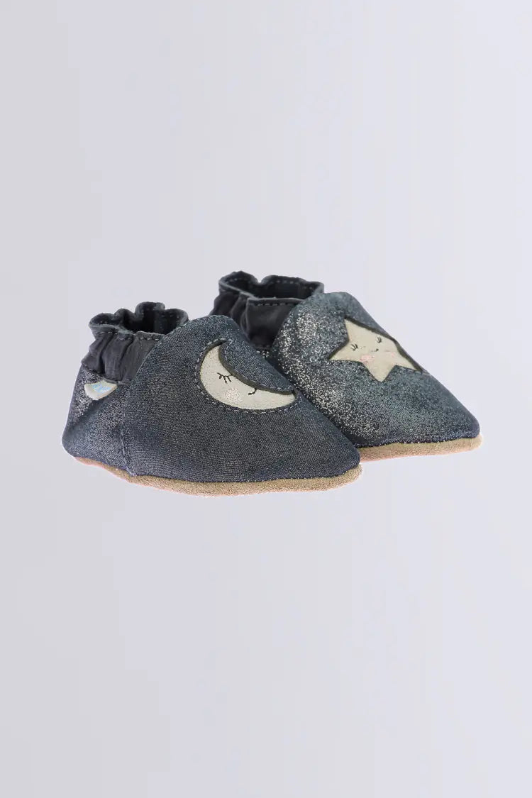 Robeez Chaussons Circus Style Marine Brillant