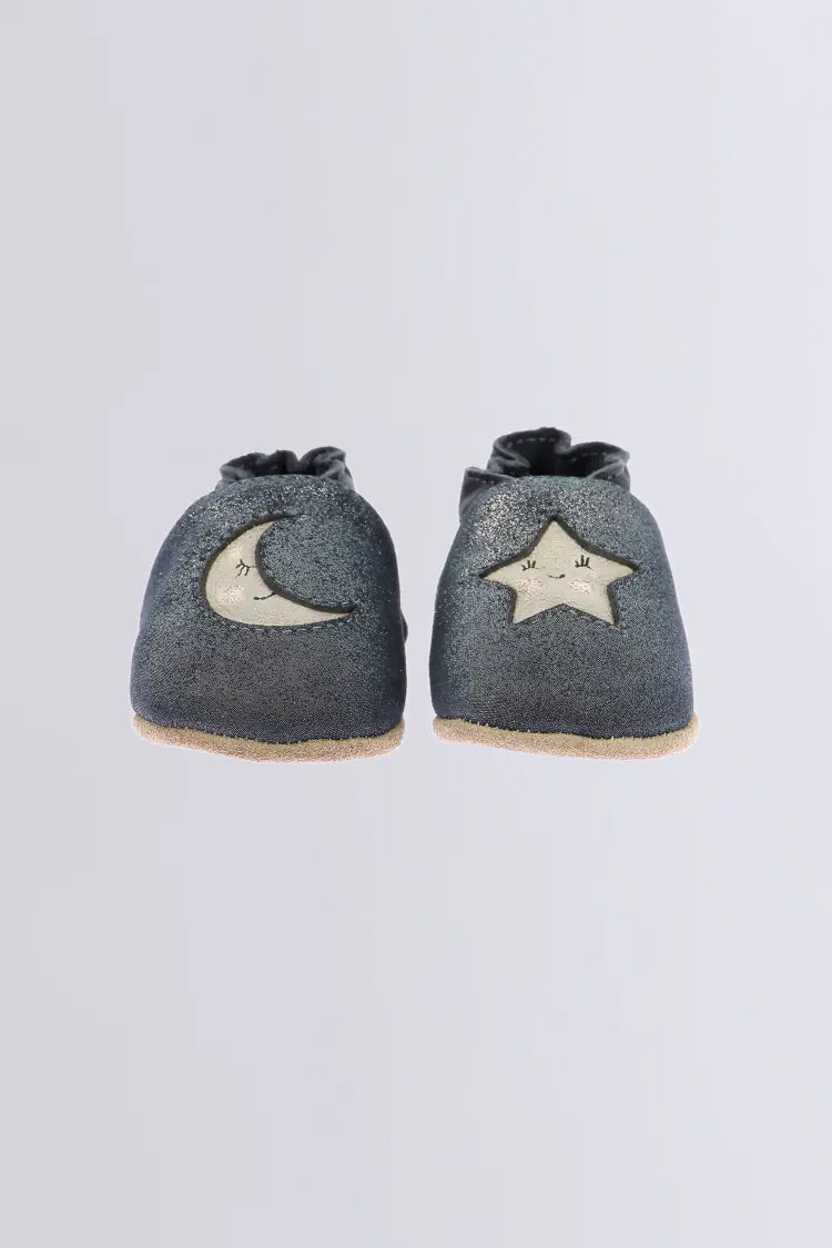 Robeez Chaussons Circus Style Marine Brillant