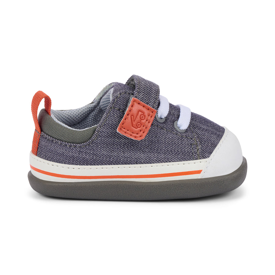 See Kai Run First Walker Stevie Gray Denim