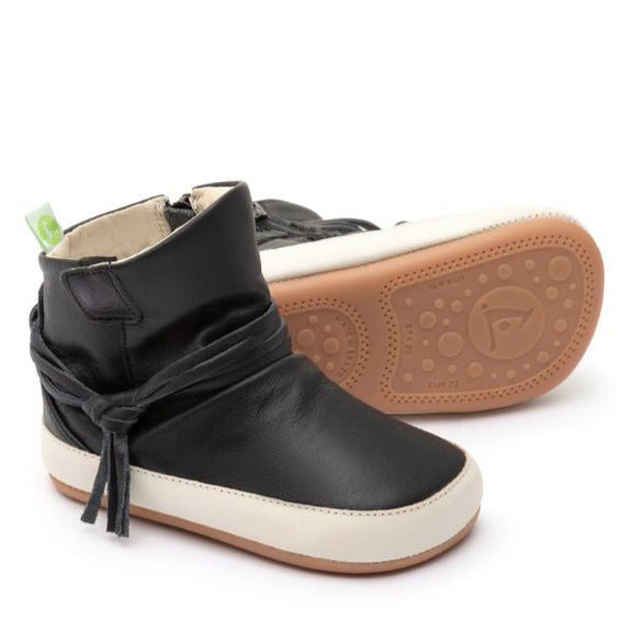Tip Toey Joey Primeiros Ridgey Black Tapioca
