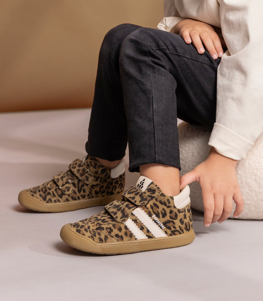 Acebos Barefoot Stripes Velcros Léopard