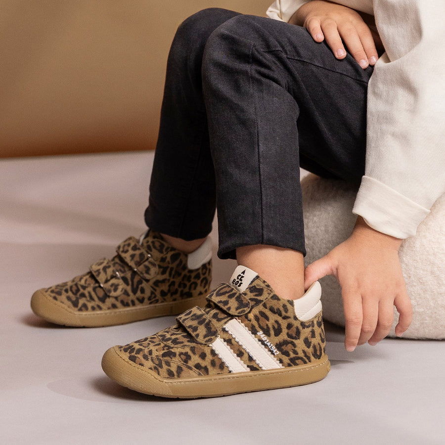 Acebos Barefoot Stripes Velcros Léopard