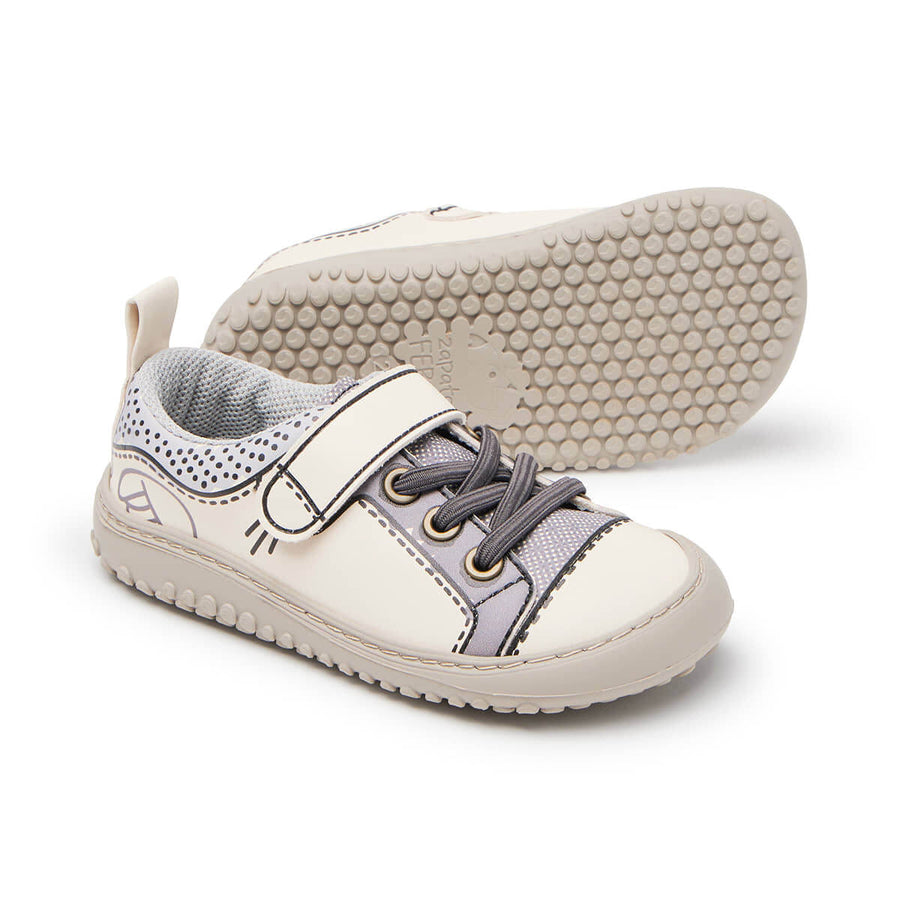 Zapato Feroz Rockers Paterna Comic Gris