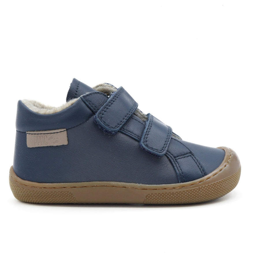 Naturino Barefoot Kommy Velcros Wool Navy