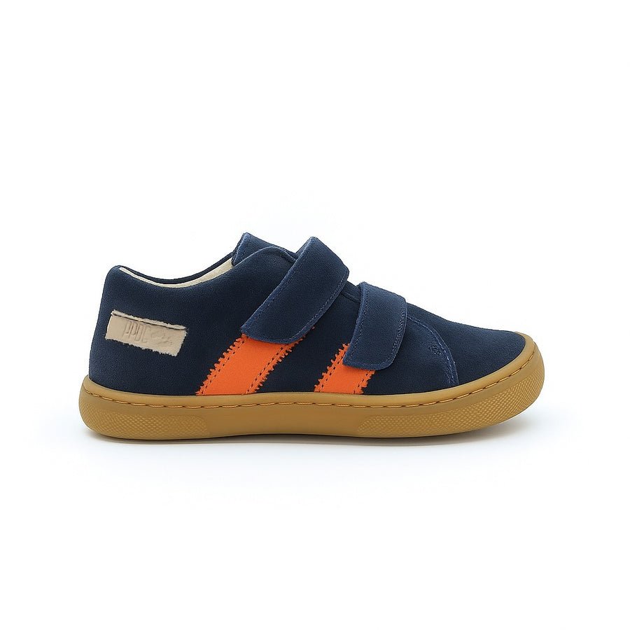 Naturino Barefoot Rimby Velcros Navy Dark Orange
