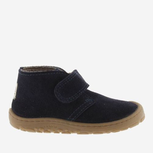 Victoria Barefoot Bosco Bottine Velcro Marino
