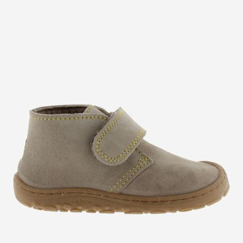 Victoria Barefoot Bosco Bottine Velcro Taupe