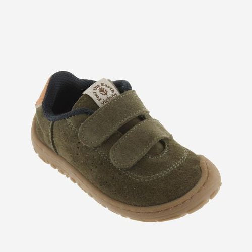 Victoria Barefoot Bosco Velcros Ante Kaki