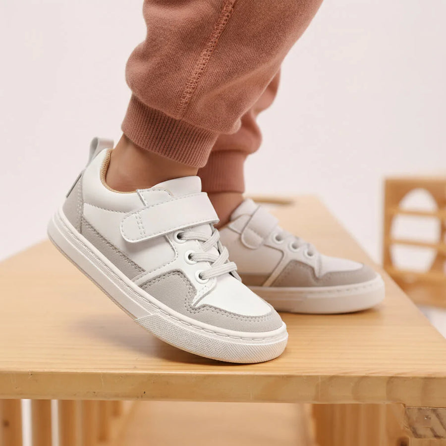 Zapato Feroz Rockers Cheste Blanco Gris