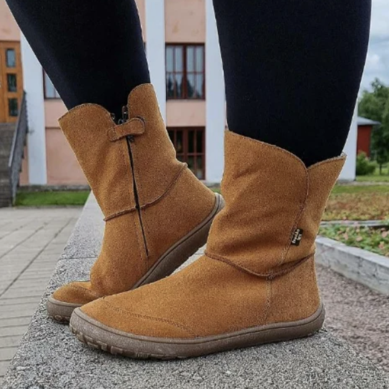 Opinión botas barefoot mujer Froddo Tex-Suede - La Biblioteca