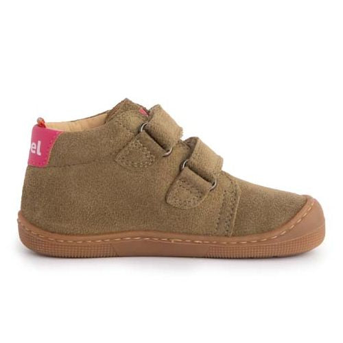 Koel Barefoot Kids David Suede Olive