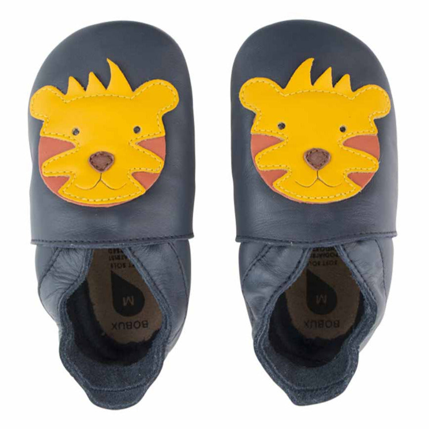 Zapatitos Bobux Tigre Azul Marino