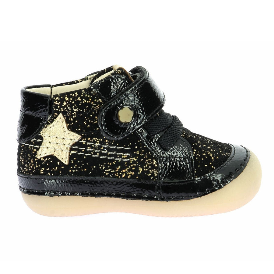 Kickers Sokistic Negro Dorado