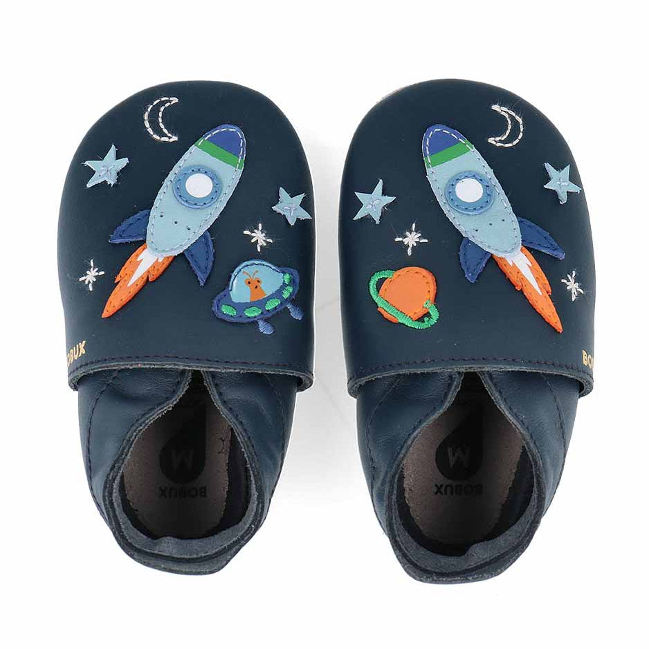 Bobux Chaussons Cosmic Rocket Navy