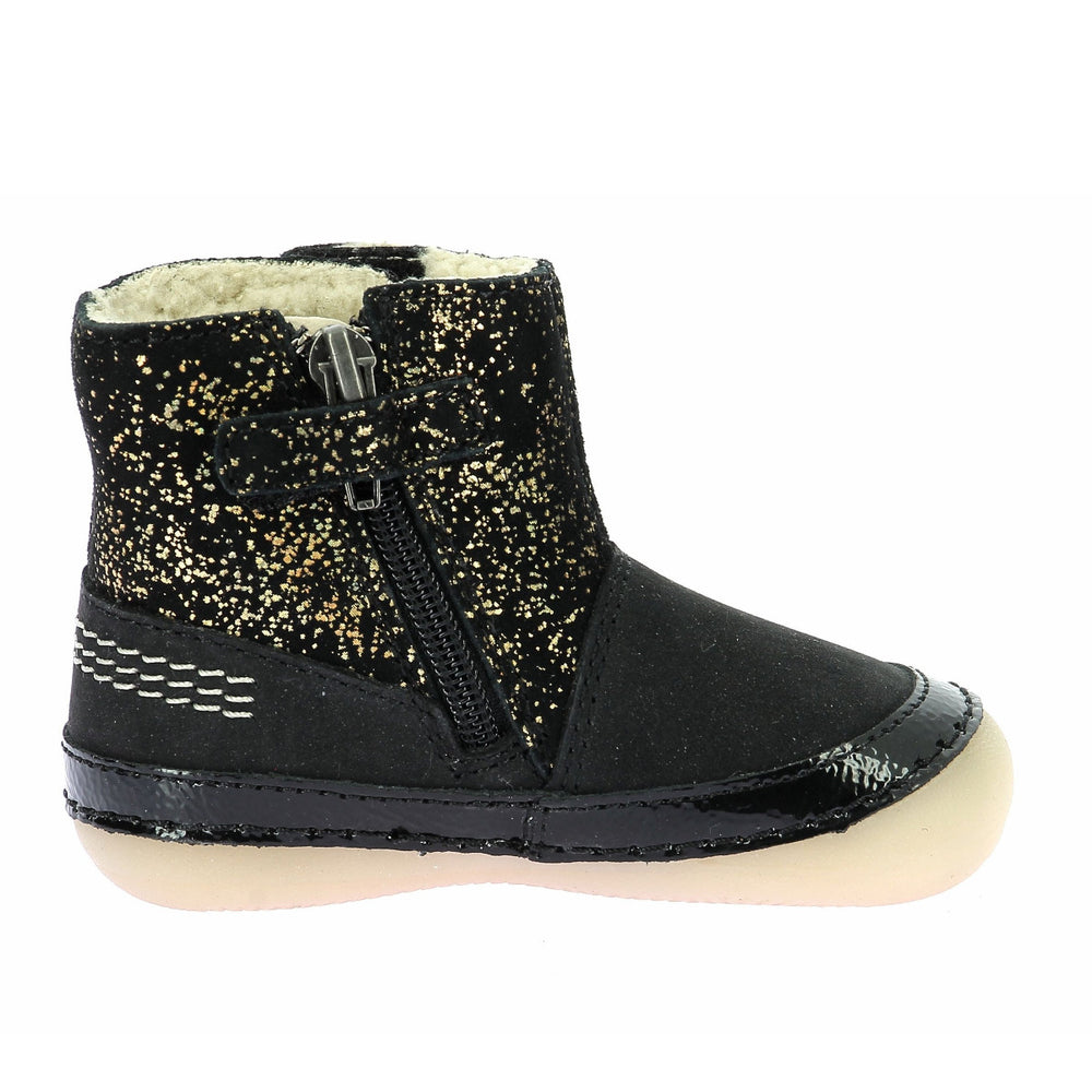 Kickers Sokifaune Botas Negro Dorado