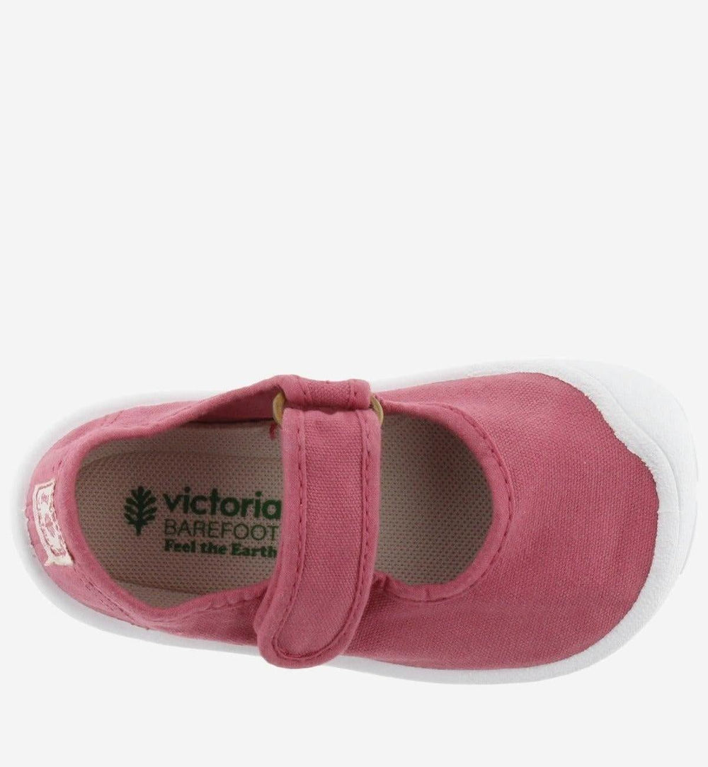 Victoria Barefoot Bosco Mercedes Lona Frambuesa
