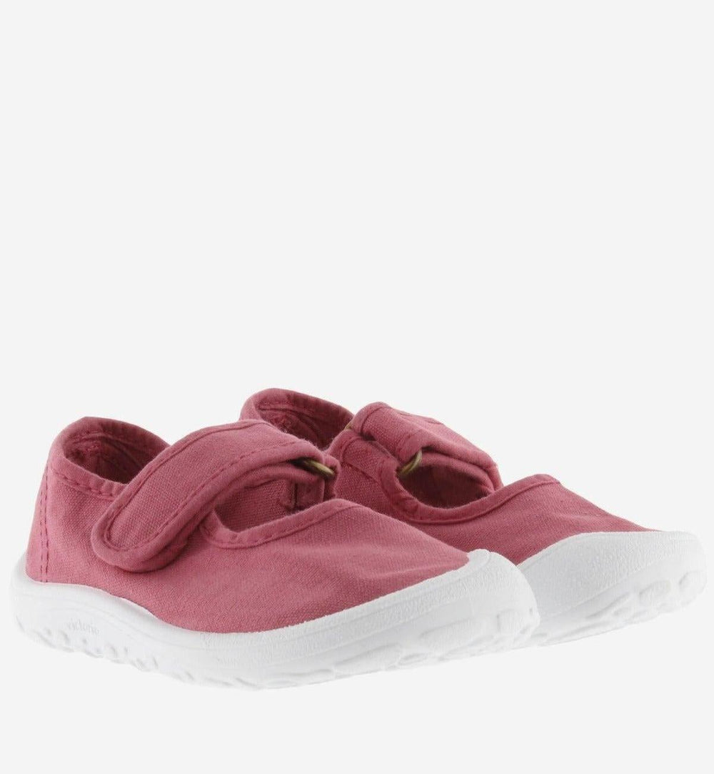 Victoria Barefoot Bosco Mercedes Lona Frambuesa