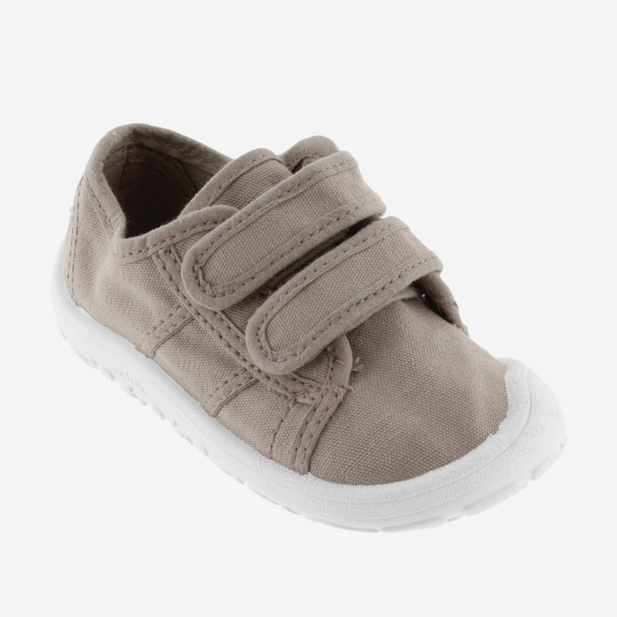 Victoria Barefoot Bosco Tiras Lona Beige