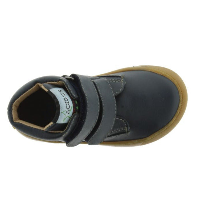Acebos Barefoot Botin Velcros Marino